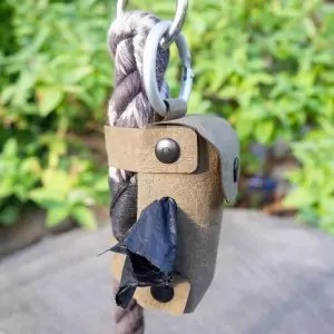 Kotbeutelhalter "SnapPap" + Halterung